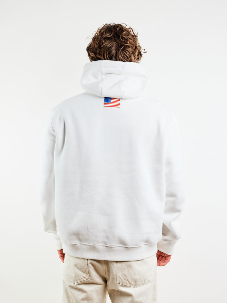 Hoodie Us Collection White