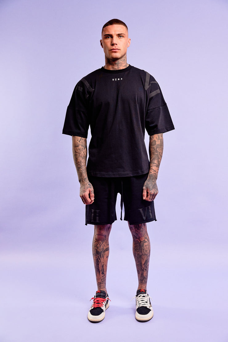 Oversized T-shirt SURA black