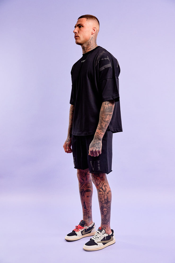 Oversized T-shirt SURA black