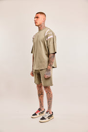 Oversized T-shirt DESTINO khaki