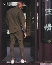 Oversized T-shirt Destroyed Khaki