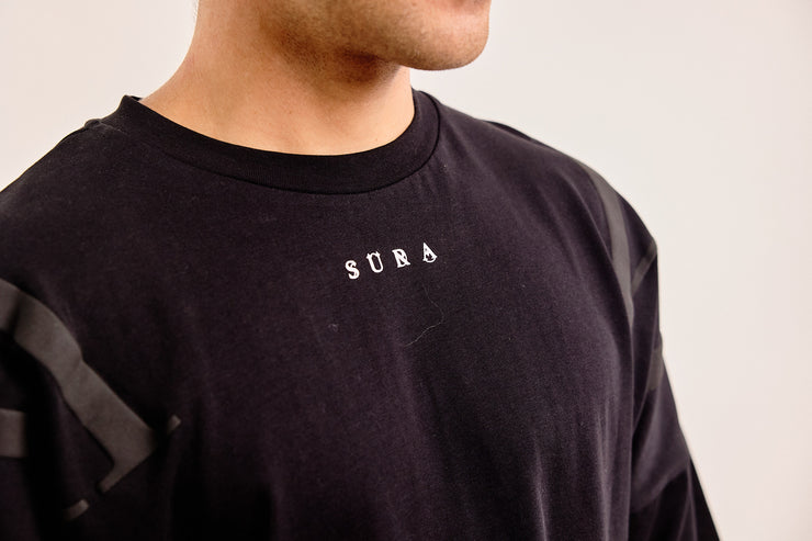 Oversized T-shirt SURA black