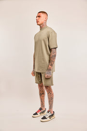 Regular Fit Dragon T-Shirt khaki