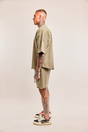 Oversized T-shirt SURA khaki