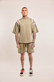 Oversized T-shirt DESTINO khaki