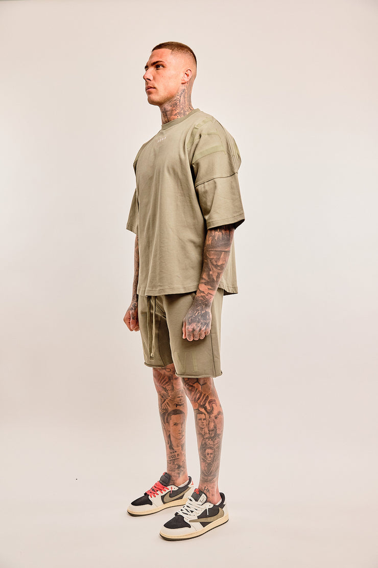 Oversized T-shirt SURA khaki