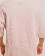 Oversized T-shirt Madonna puff peach