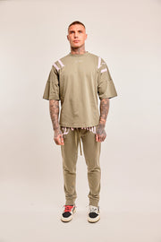 Oversized T-shirt DESTINO khaki