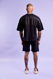 Oversized T-shirt SURA black