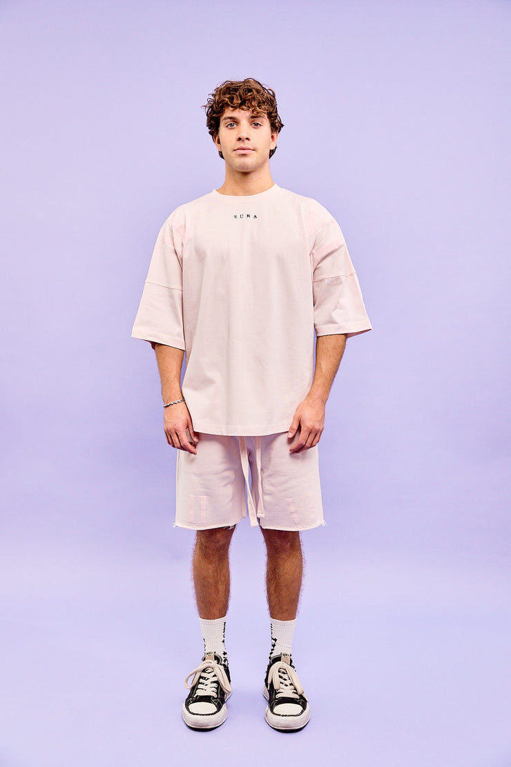 Oversized T-shirt SURA peach