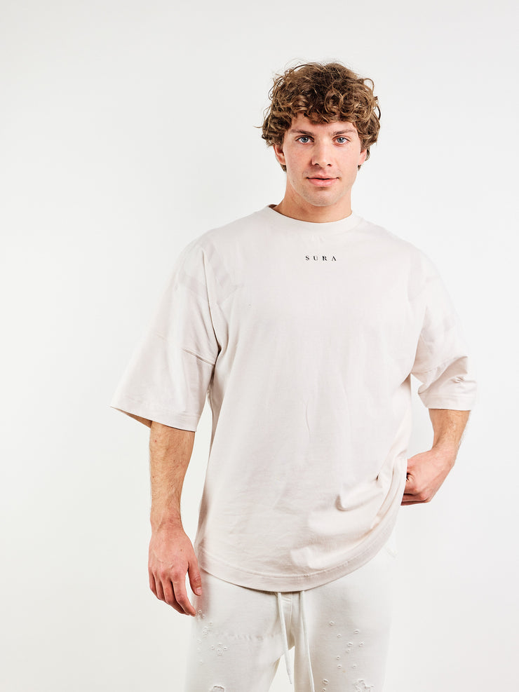 Unisex Oversized T-shirt White Sand / SURA White Sand II VI