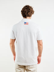 Polo Us Collection Regular Fit Stretch-Piqué White